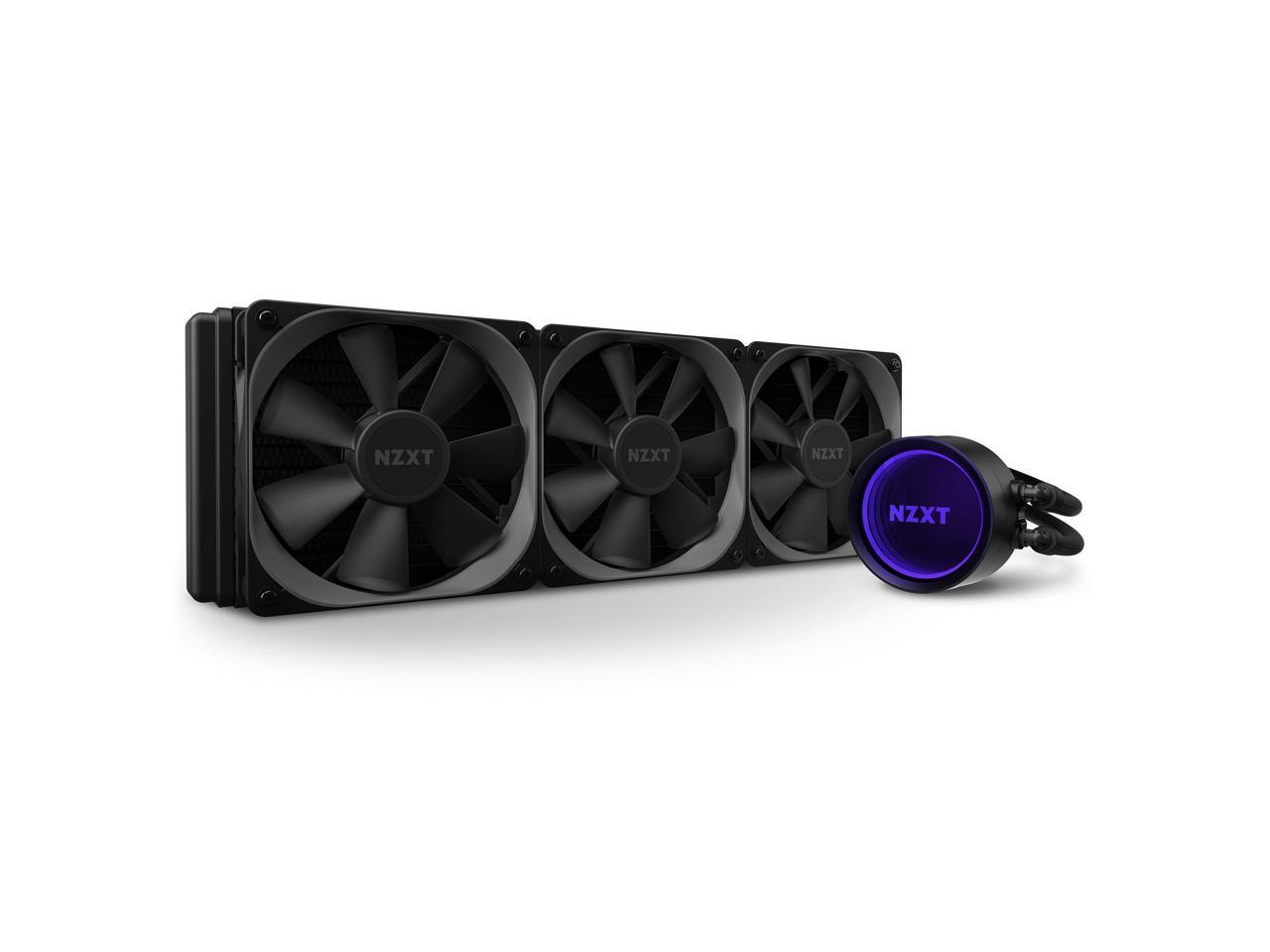 NZXT Kraken X73 360mm - RL-KRX73-01 - AIO RGB CPU Liquid Cooler ...