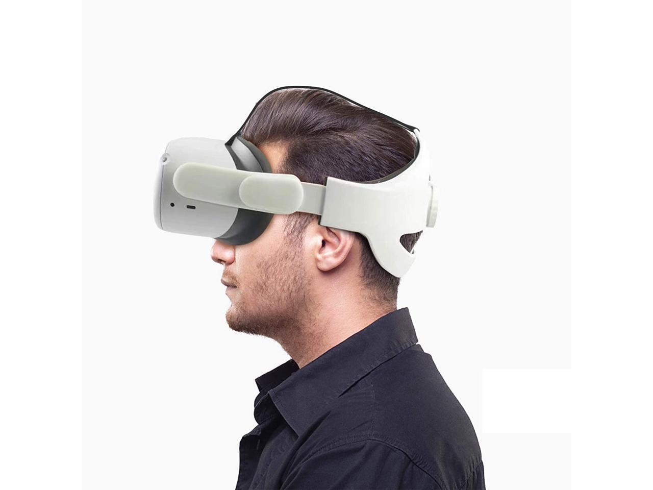 Oculus Quest 2 Elite Strap Adjustable Head Strap with Cushion Replacement Headband Enhanced 