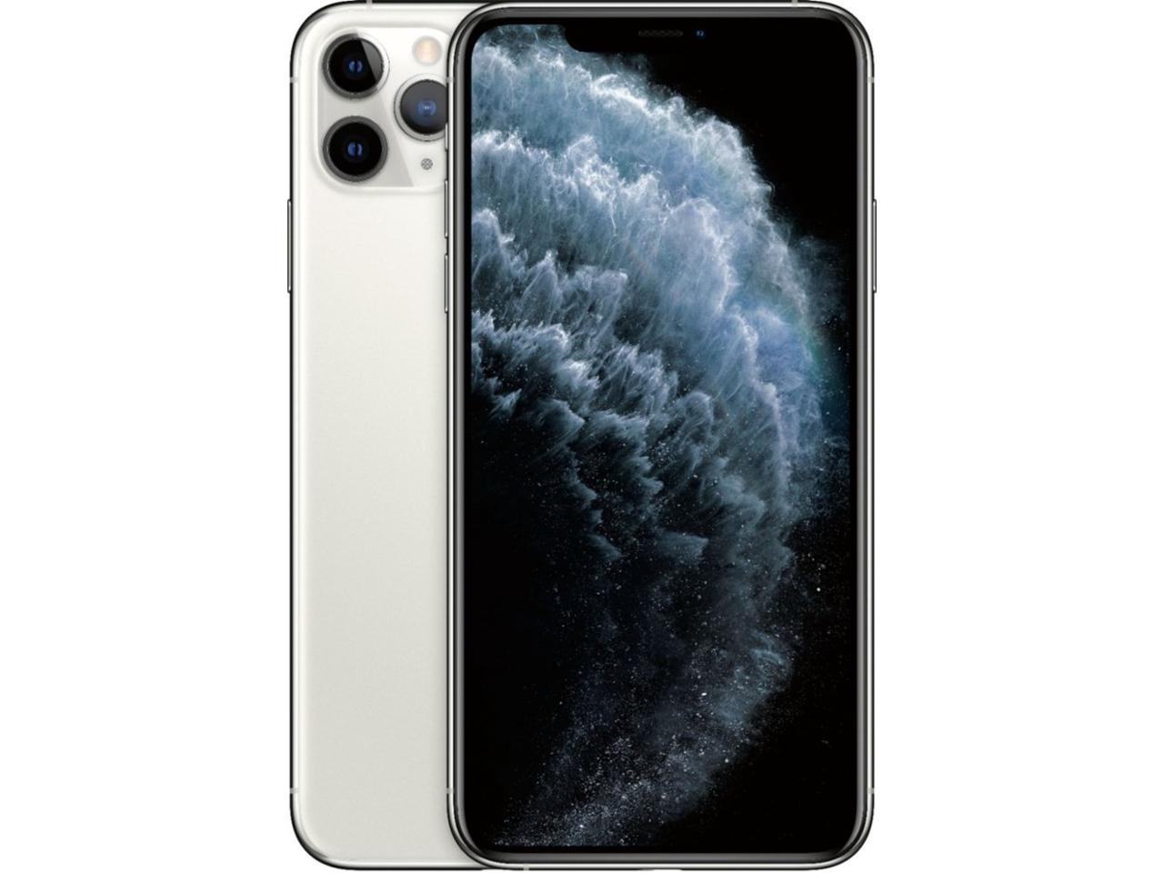 Apple - iPhone 11 Pro Max 64GB - Silver (Unlocked) - Newegg.com