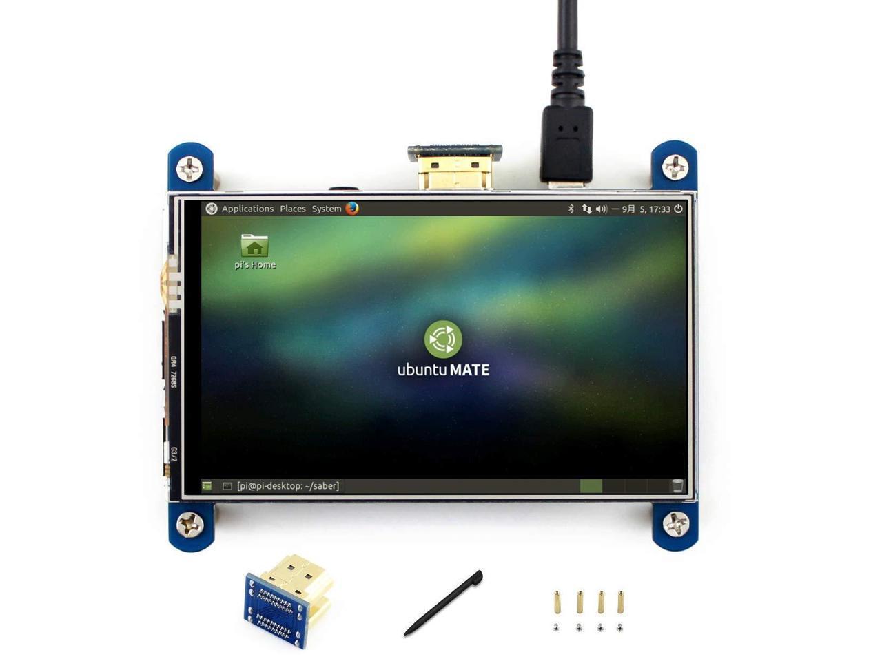 Leuk vinden Schuur kristal 4 inch HDMI LCD IPS Display 800x480 Resolution Resistive Touch Screen HDMI  Interface for Raspberry Pi 3 B/3 B+/2 B/B+/B Zero W - Newegg.com