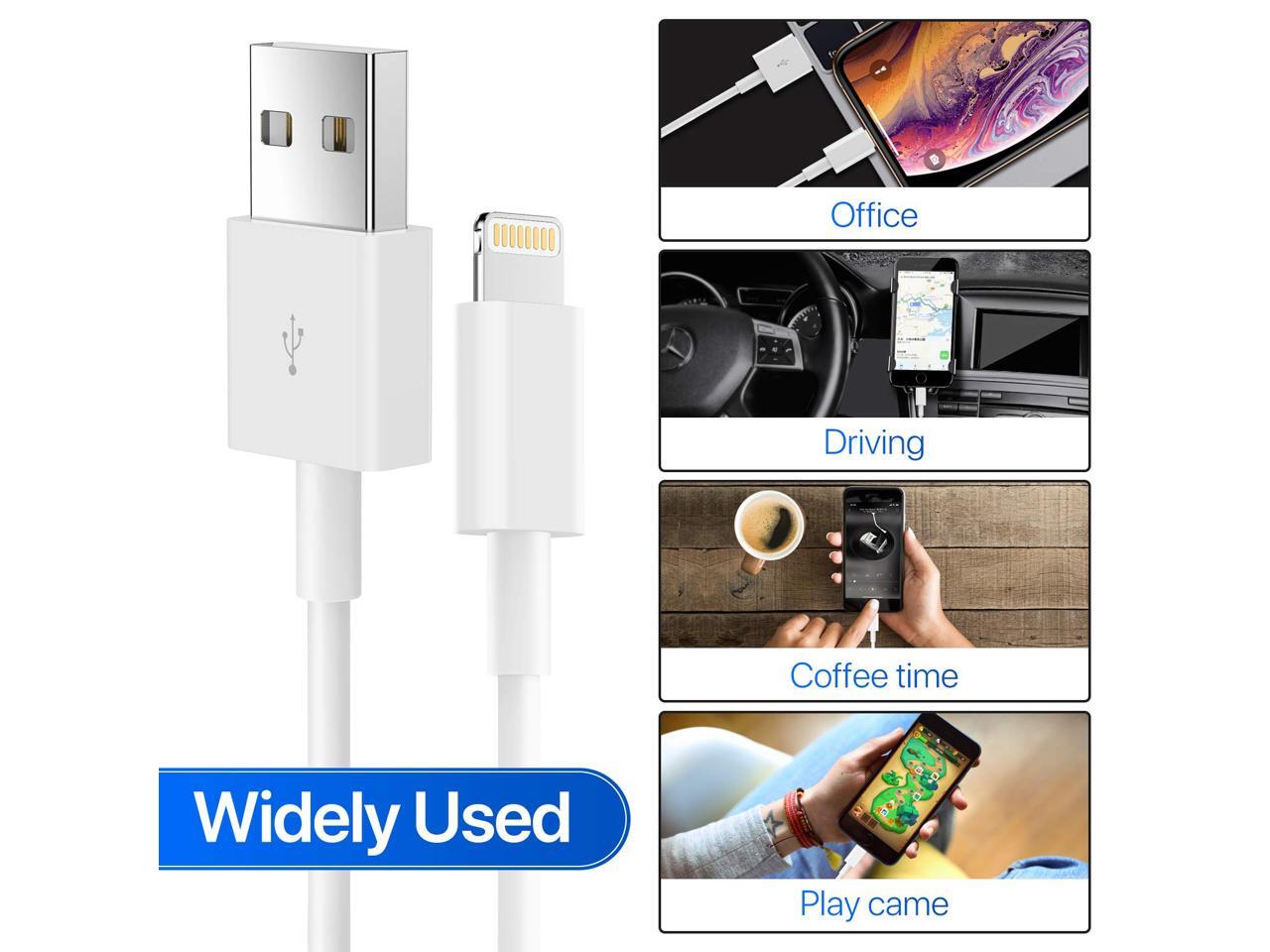 3 Pack 3ft USB iPhone Charger Cable Cord For iPhone 6 7 8 iPhone XS XR