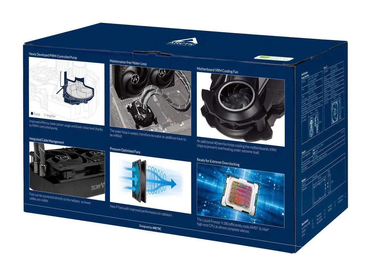 ARCTIC Liquid Freezer II 280 Multi Compatible AllinOne CPU AIO