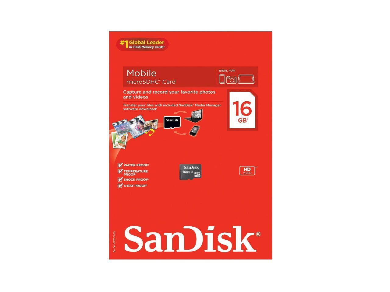SanDisk Class 4 C4 microSDHC micro SD HC SDHC TF Memory Card 16G 16GB ...