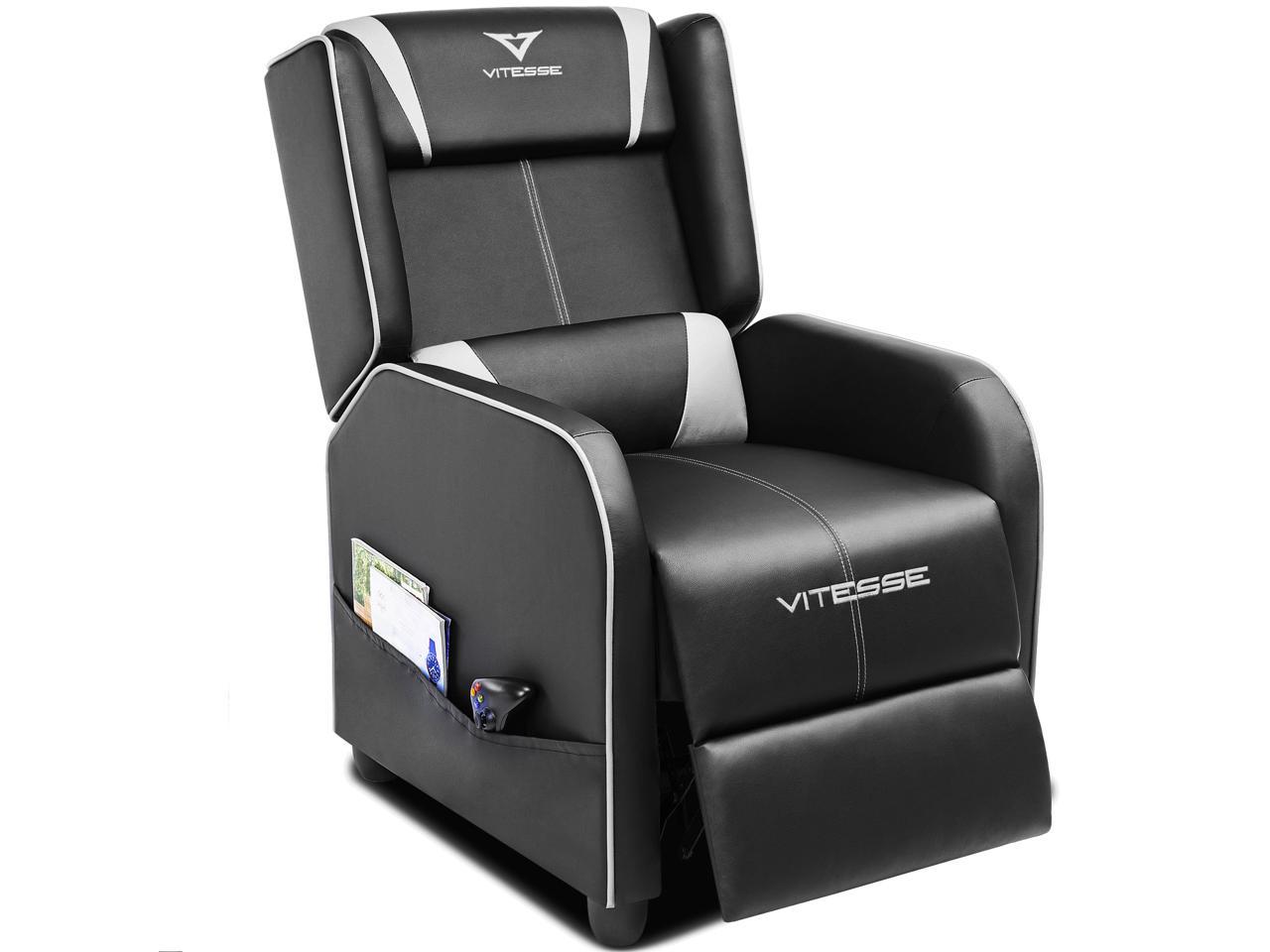 Vitesse Gaming Recliner Chair - Gaming Chair Recliner Vitesse Theater
