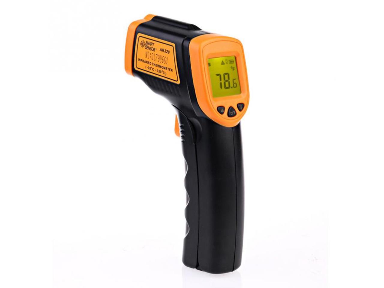 Non con-tact LCD Display Digital Infrared Themperature Pyrometer IR Laser Point~ 