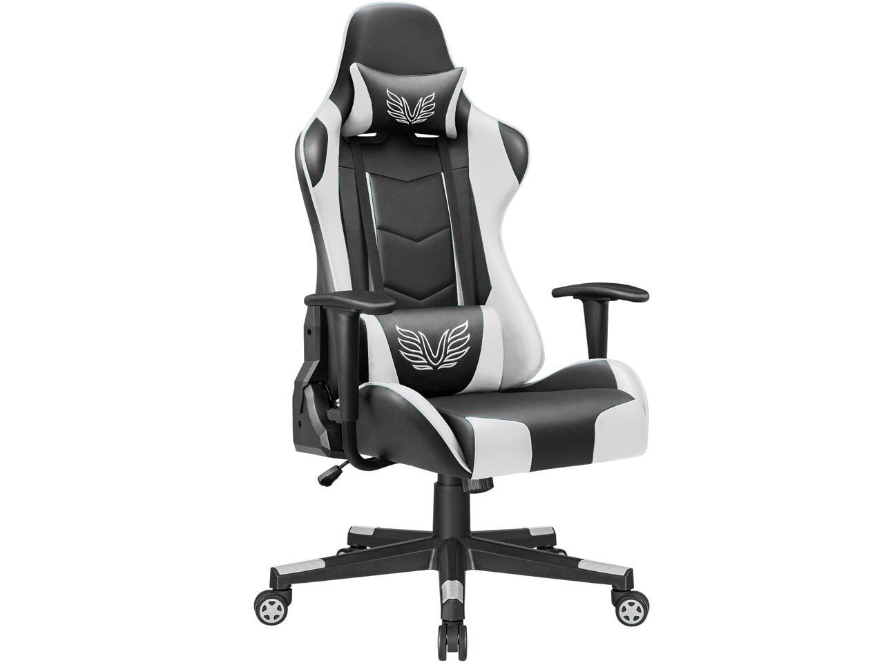 Homall Gaming Chair High Back Adjustable Height Racing Style Computer Chair with Headrest and