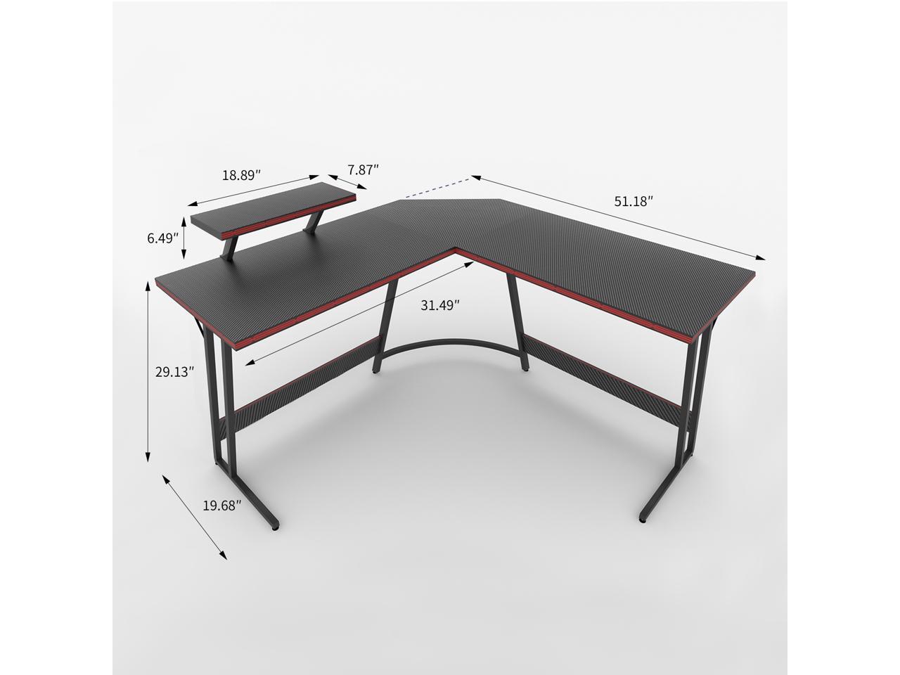Homall L Shaped Gaming Desk 51 Inch Computer Corner Desk PC Gaming Desk