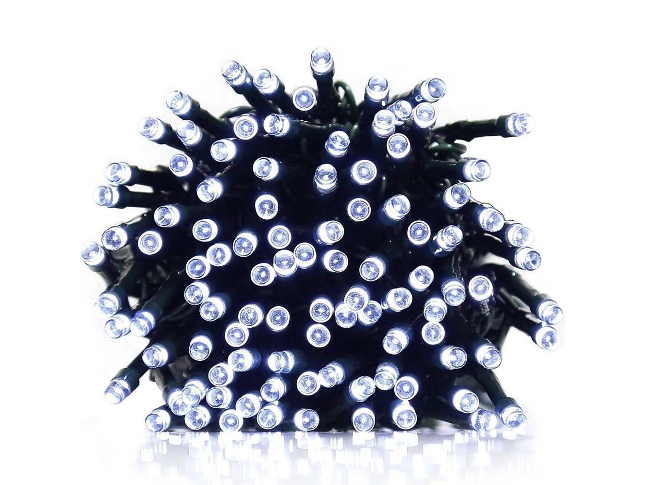 100 LED White Outdoor Battery 10M Party Fairy Waterproof String Lights Christmas 