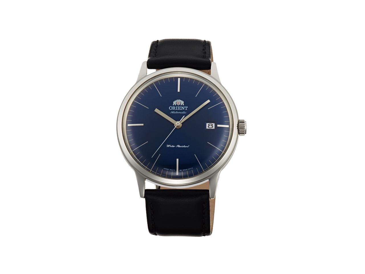 orient bambino blue dial