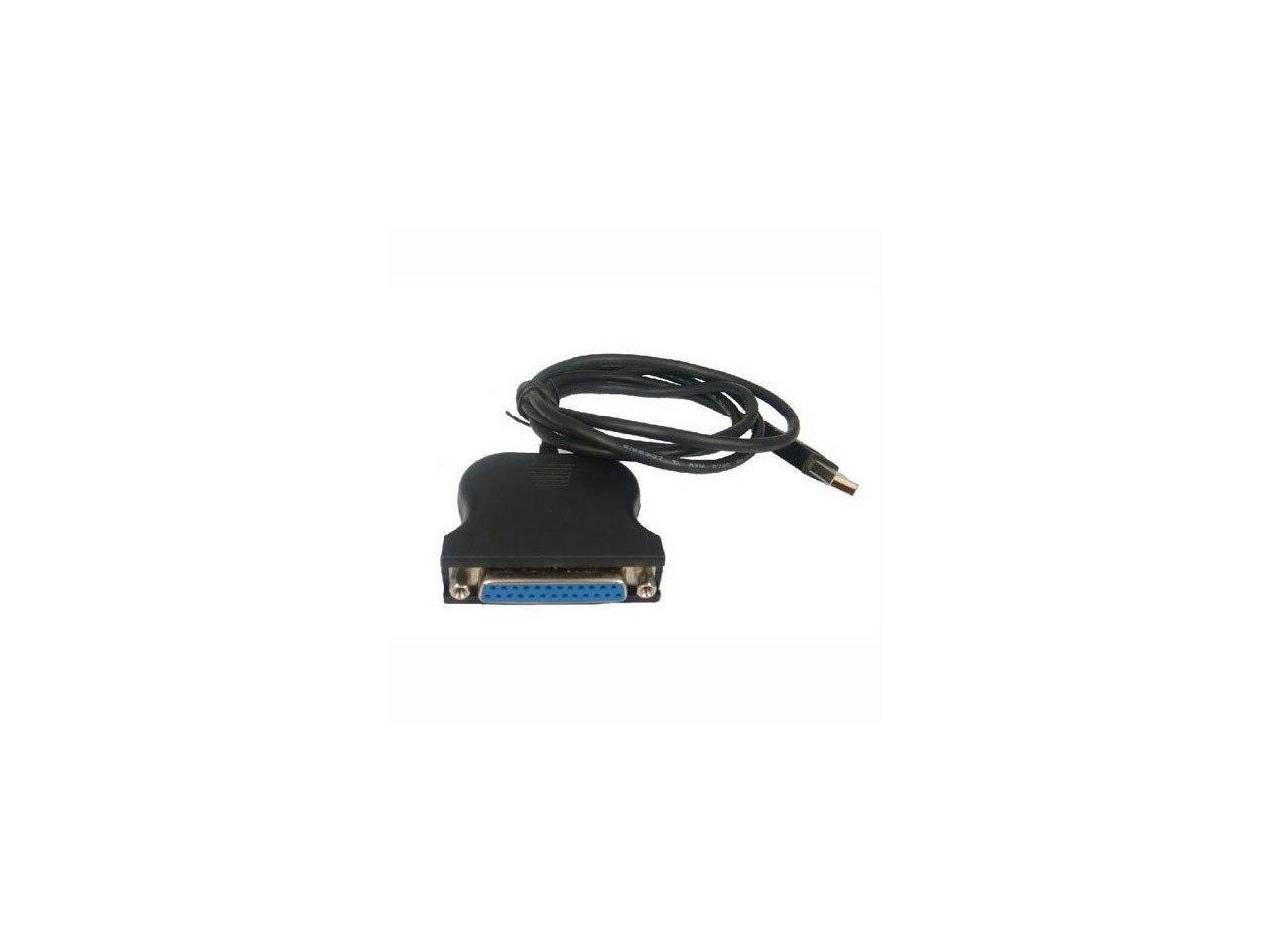 USB 1.1 to DB25 Female Port Print Converter Cable LPT USB Adaptor LPT