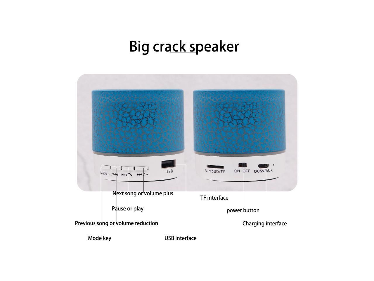 speaker with big plus and minus