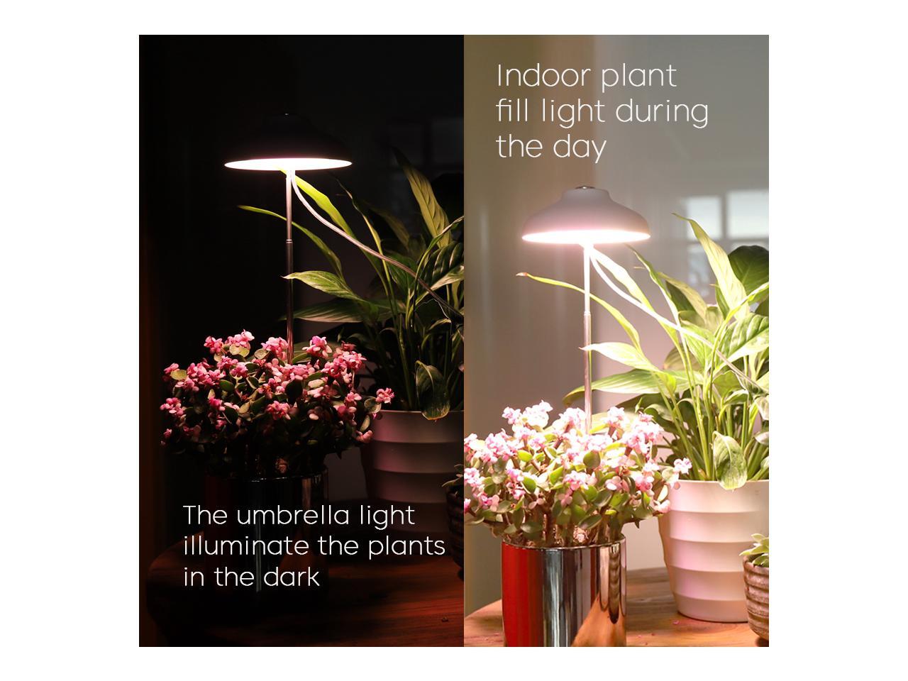 GrowLED LED Umbrella Plant Grow Light, Herb Garden, Height