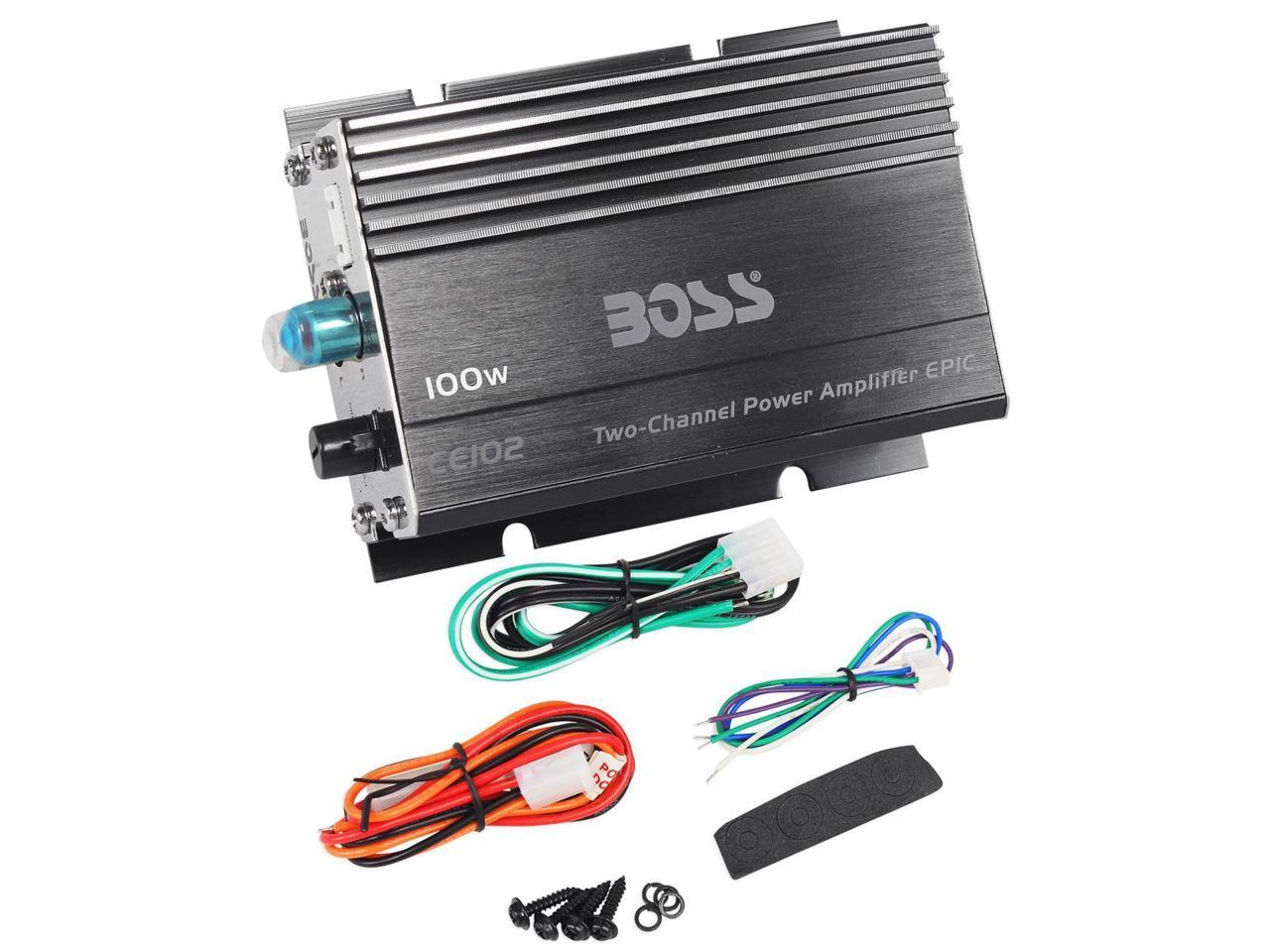 Boss Audio Systems CE102 Chaos Epic Compact All-Terrain Class AB Amp (2 ...