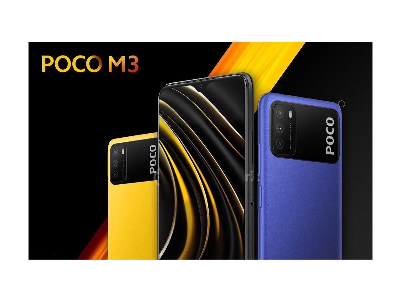 Xiaomi Poco M3, 6.53" FHD+ Display, 64GB + 4GB RAM ...