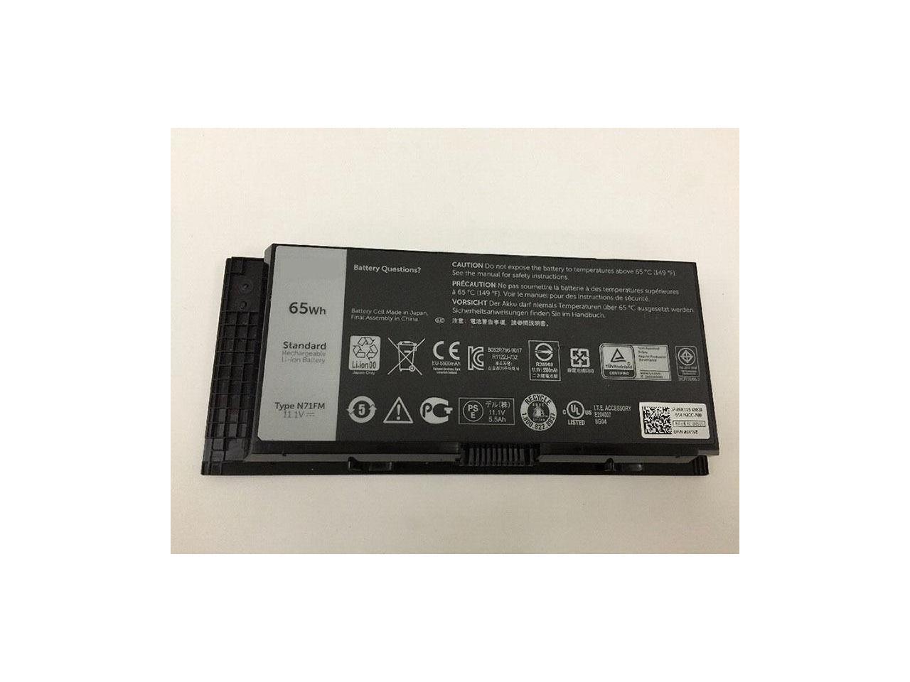 65wh T3nt1 Laptop Battery For Dell Precision M4600 M6600 Fv993 Pg6rc R7pnd 11 1v Newegg Com