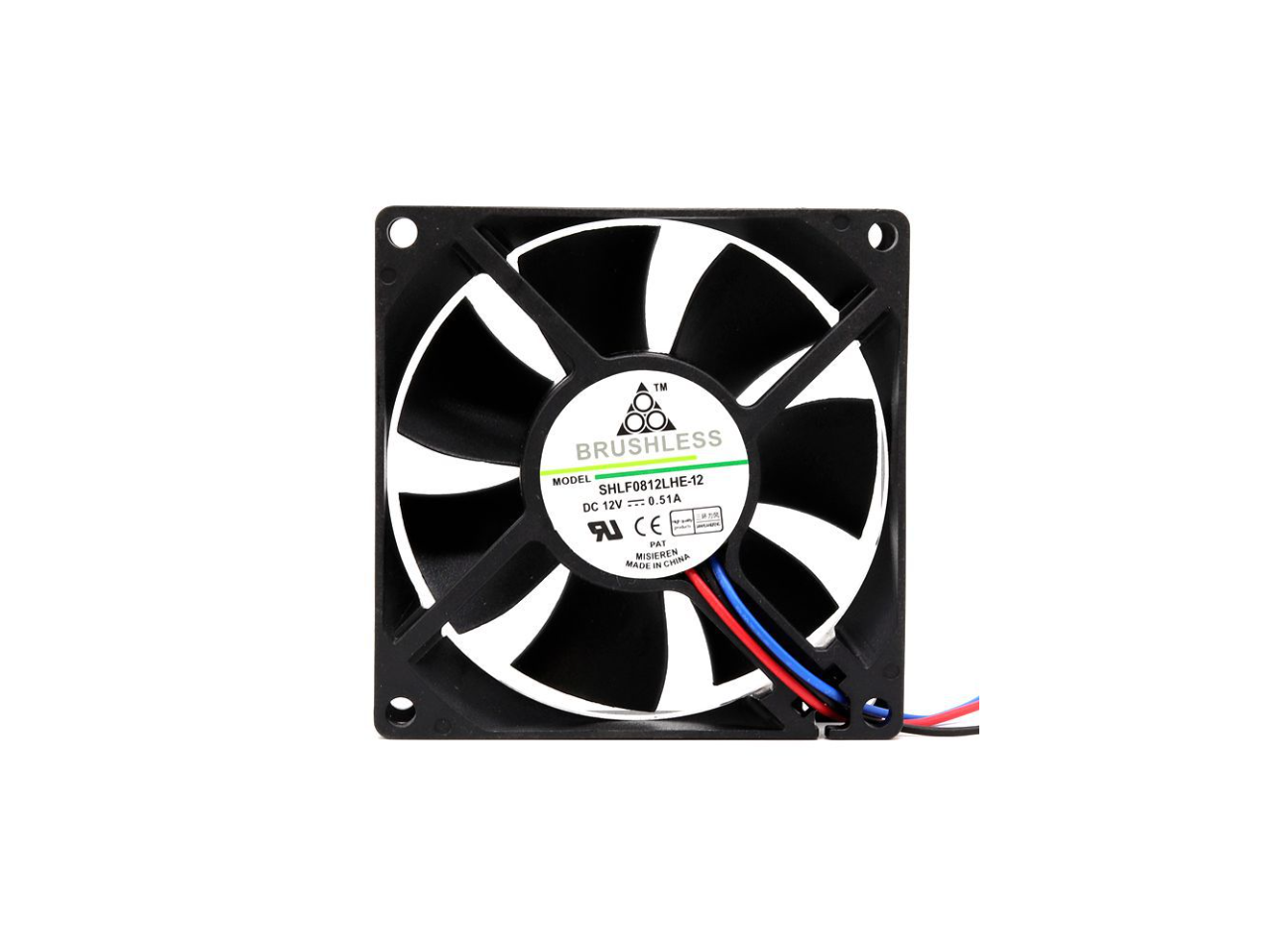 12V 80mm 4Pin 4000RPM PWM CPU Cooling Fan,Double Ball Bearing High