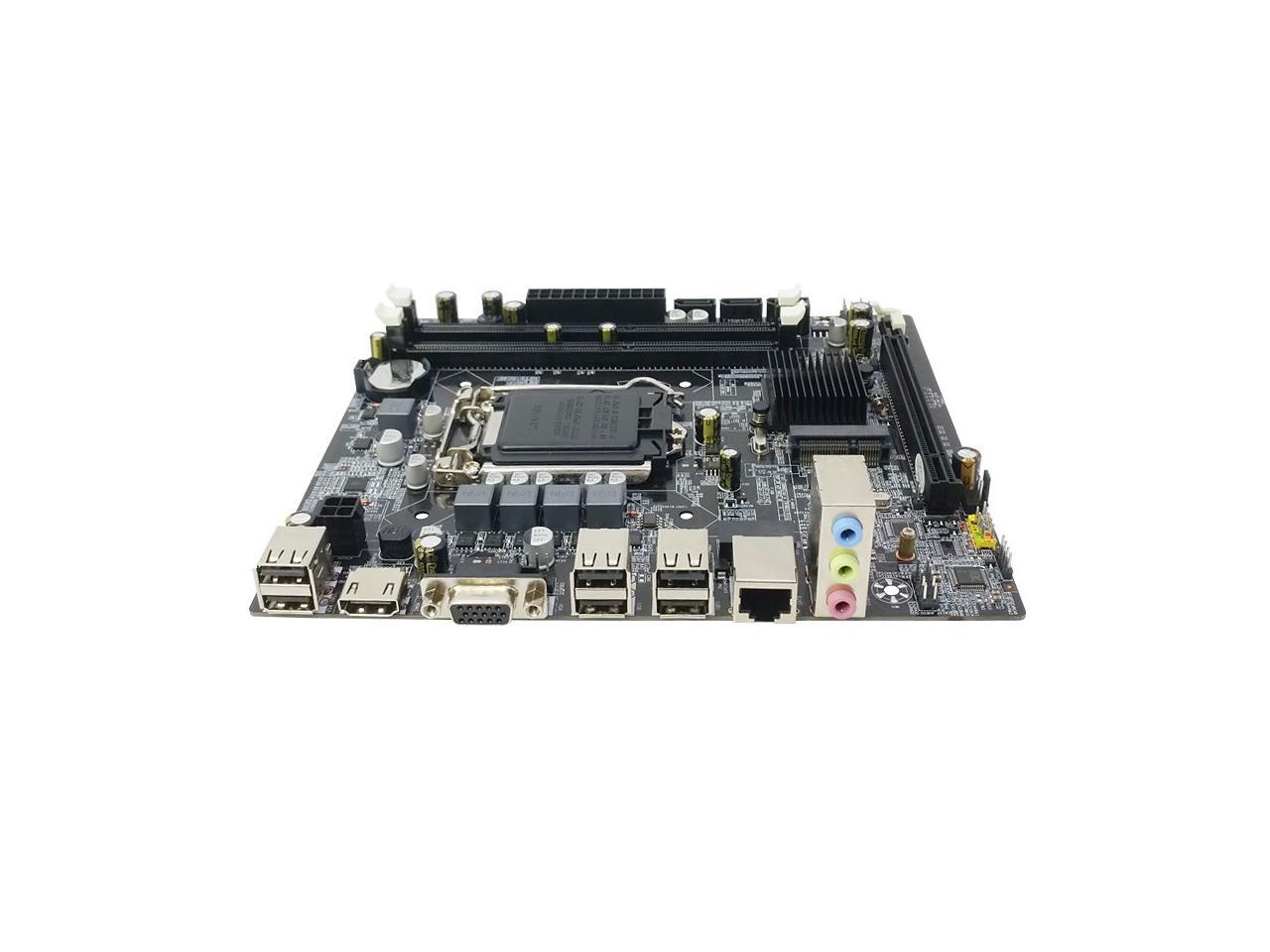 LGA1156 H55 Motherboard Dual Channel DDR3 8GB Motherboard Mainboard ...