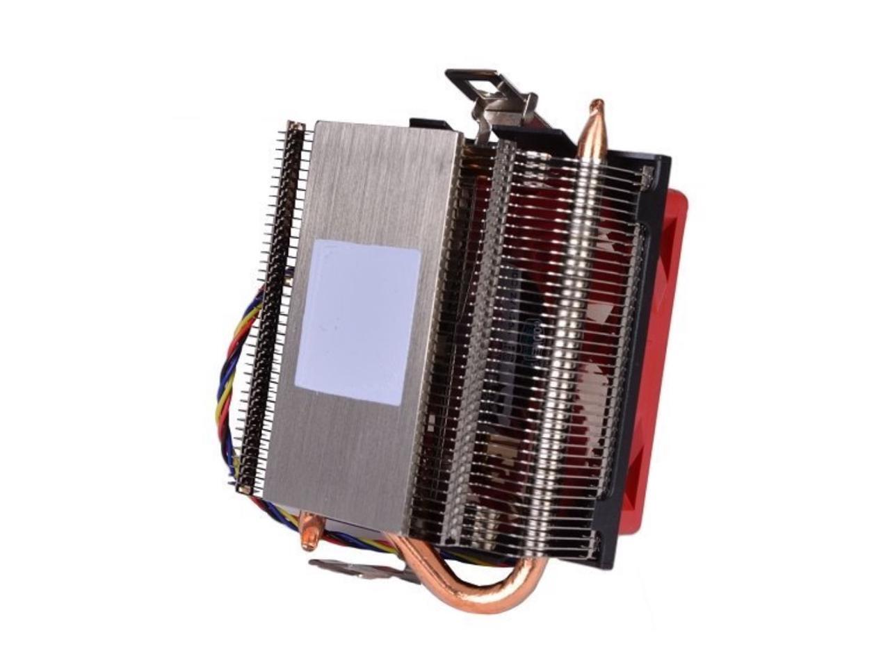 CPU Cooler With Aluminum Heatsink & 4Pin PWM 70mm 3500 RPM Fan With PreApplied Thermal Paste