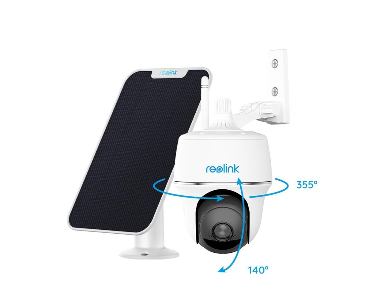 Reolink Pan Tilt Outdoor Security Camera Rechargeable Battery Wireless 1080p WiFi IP Camera