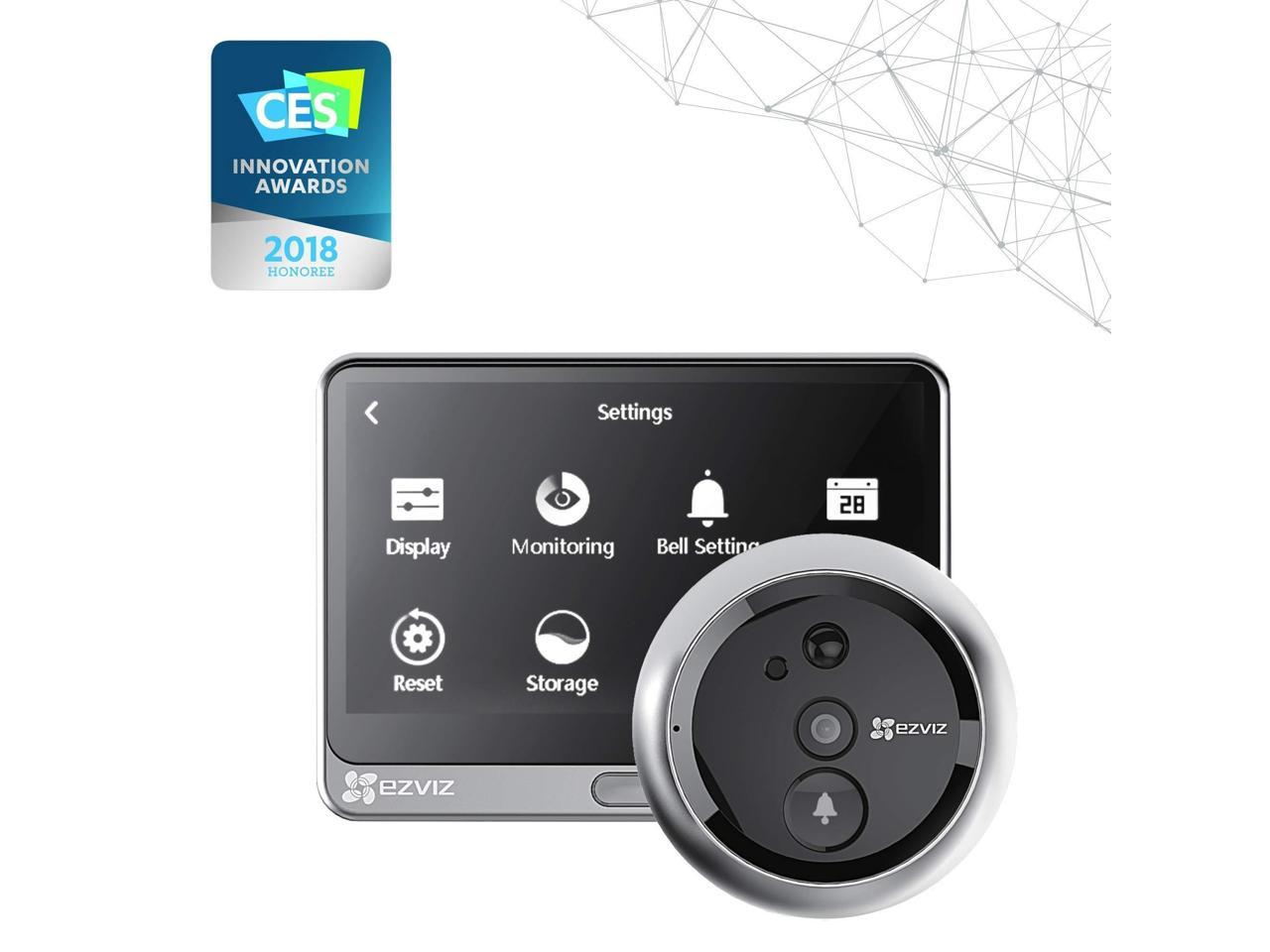 EZVIZ EZ3364A1SM Lookout DP1 HD Video Smart Home Door Viewer 