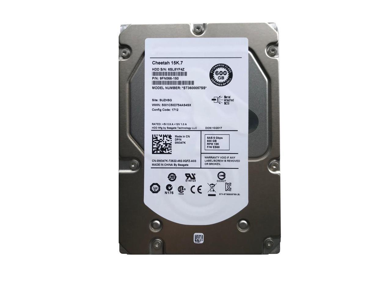 Seagate Cheetah 15K.7 ST3600057SS-RFS 600GB 15000 RPM 16MB Cache SAS ...