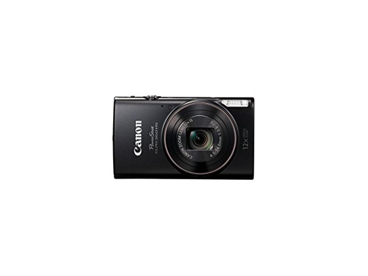 Canon PowerShot ELPH 360 HS 1081C001 CMOS Digital Camera Black