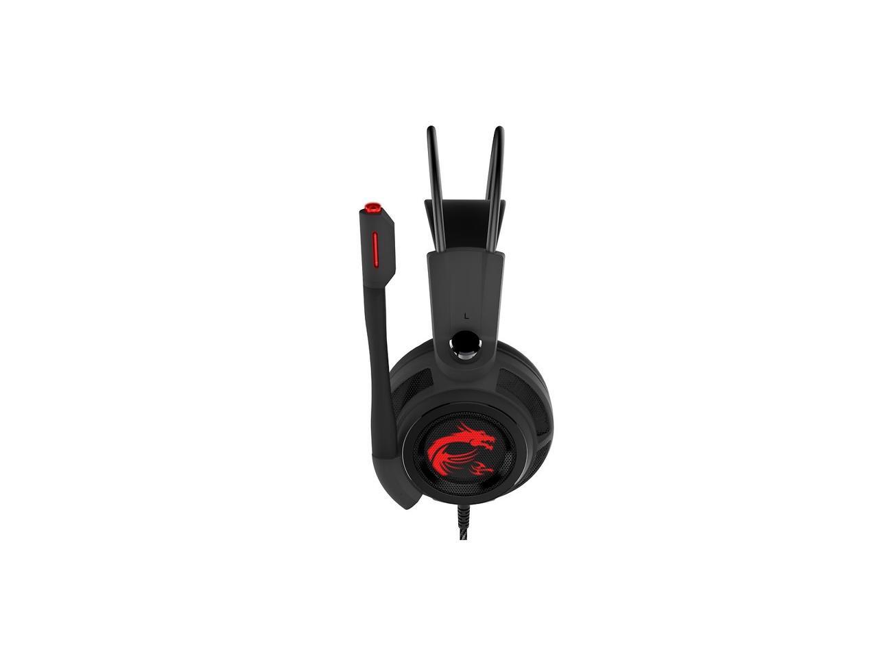 MSI DS502 GAMING Headset with Surround Sound and Vibration