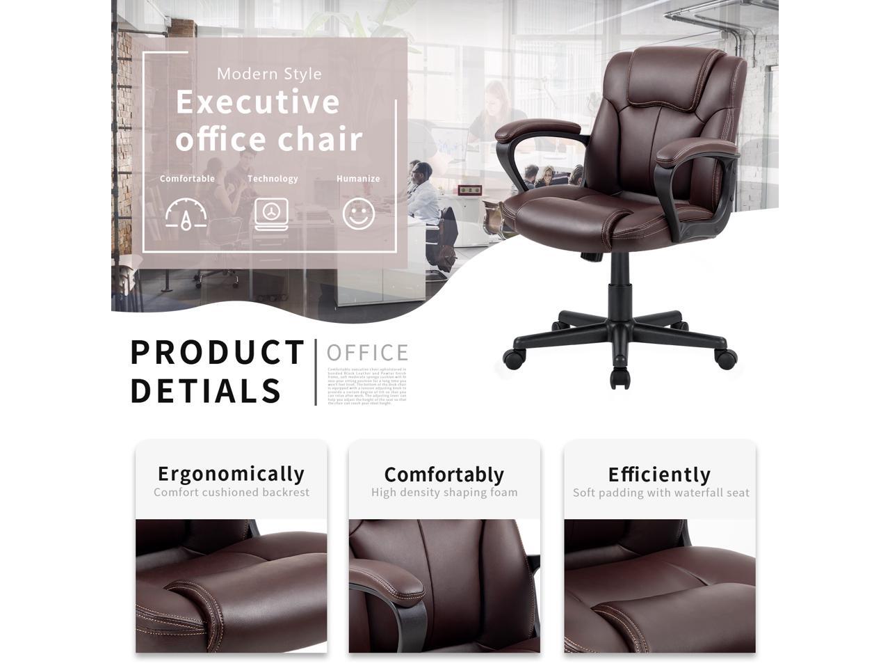 Furmax Executive Chair HighLevel PU Leather Thick Padded Ergonomic