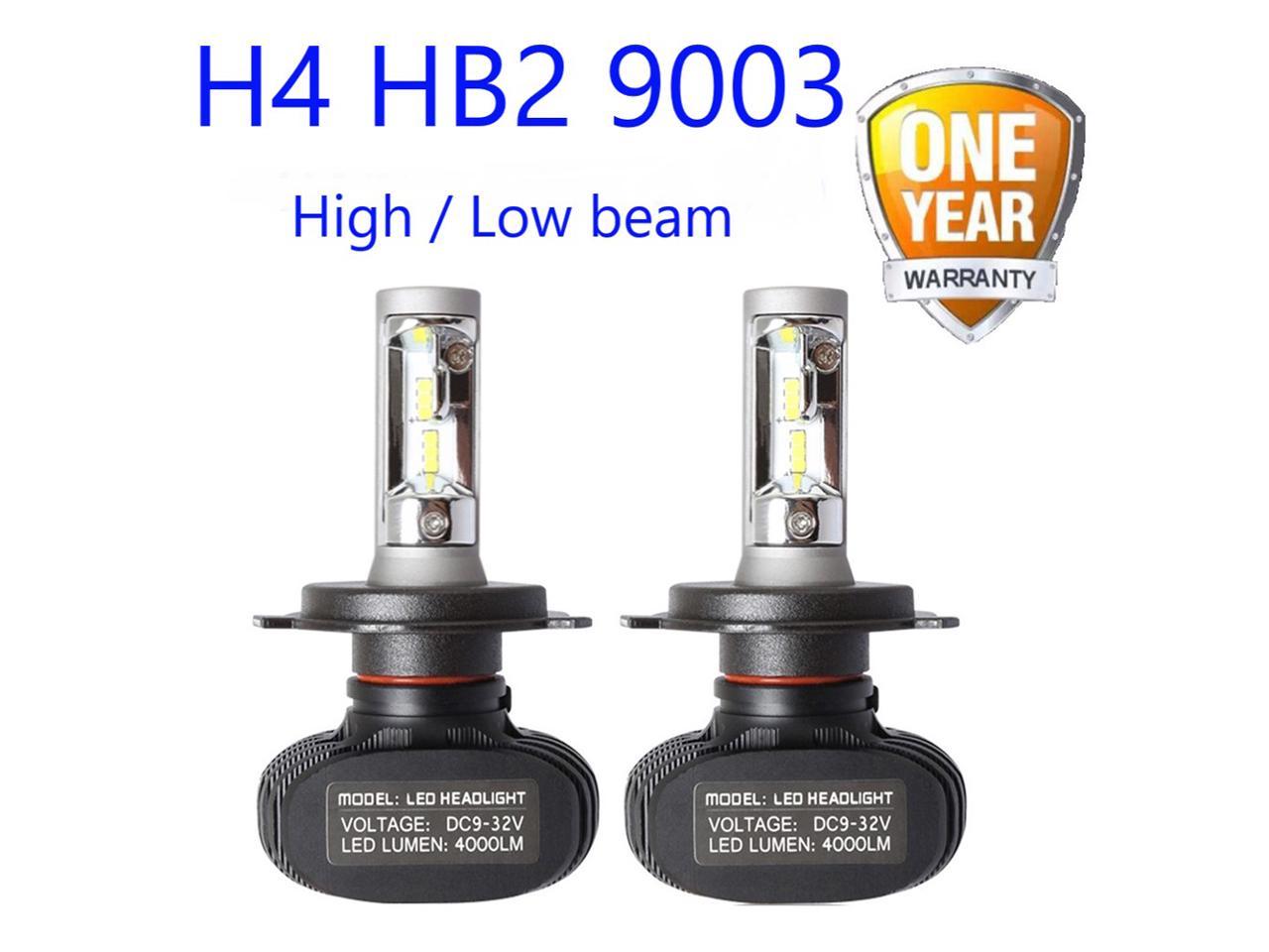 2 Pack GPNE H1 LED Headlight Bulb Hi/Lo Beam Combo kit CSP Chips Ultra-Bright Superior CSP Chips 10,000LM Anti Radio Interference Cool White 6000K IP68 