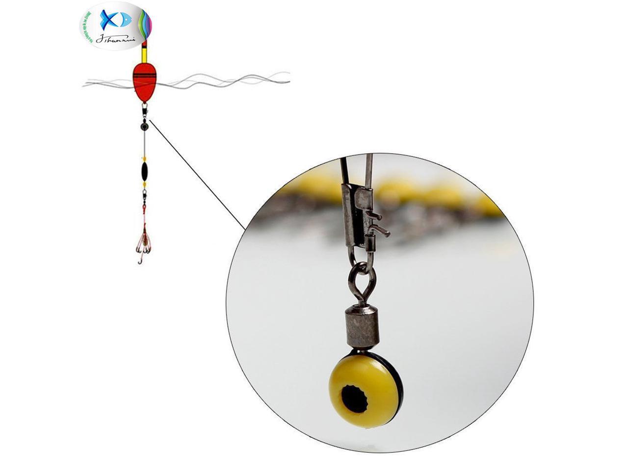 Details about   30 Stainless Steel Fishing Sinker Slide Fishing Snap Swivel Braid Line Connector 