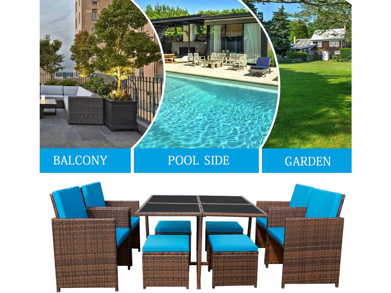 Devoko 9 Piece Patio Set Assembly Instructions at Nancy Snyder blog