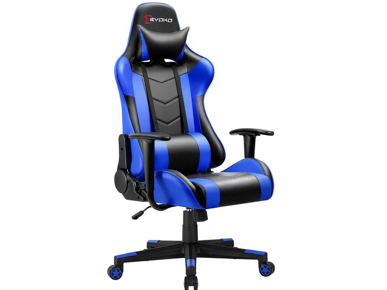 Devoko Ergonomic Gaming Chair Racing Style Adjustable Height High-back ...