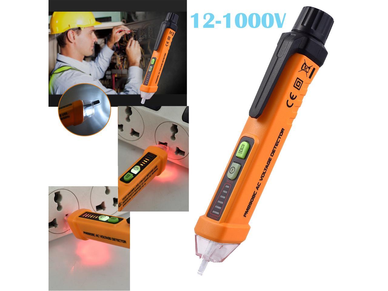 Test Meters Detectors Electrical Non Contact Ac Voltage Detector Test Pen Meter Tester 12 1000v Business Industrial Flamehouse24 Com