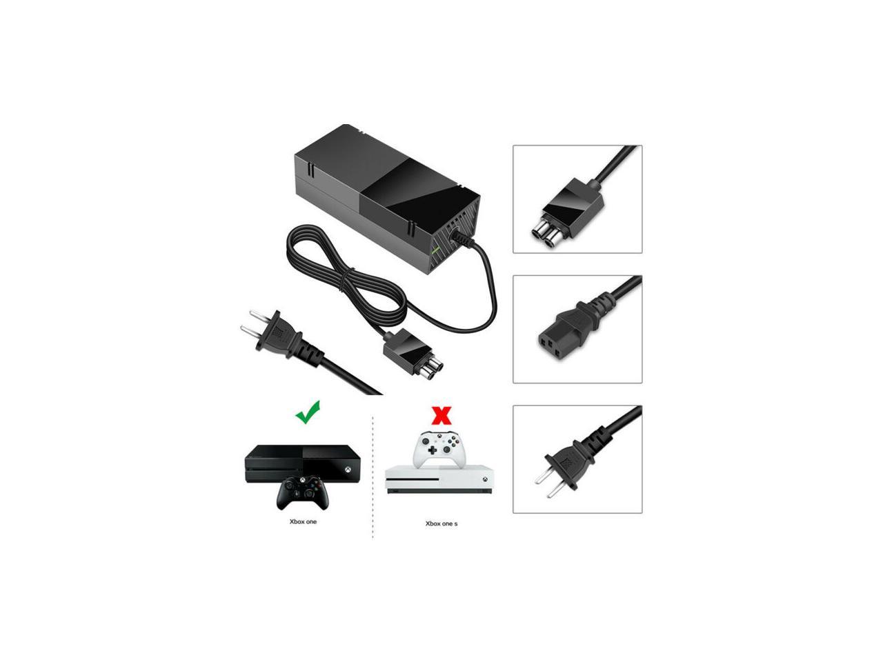 For Microsoft Xbox one Console Power Supply Cord AC Adapter 135W 12V 10.83A