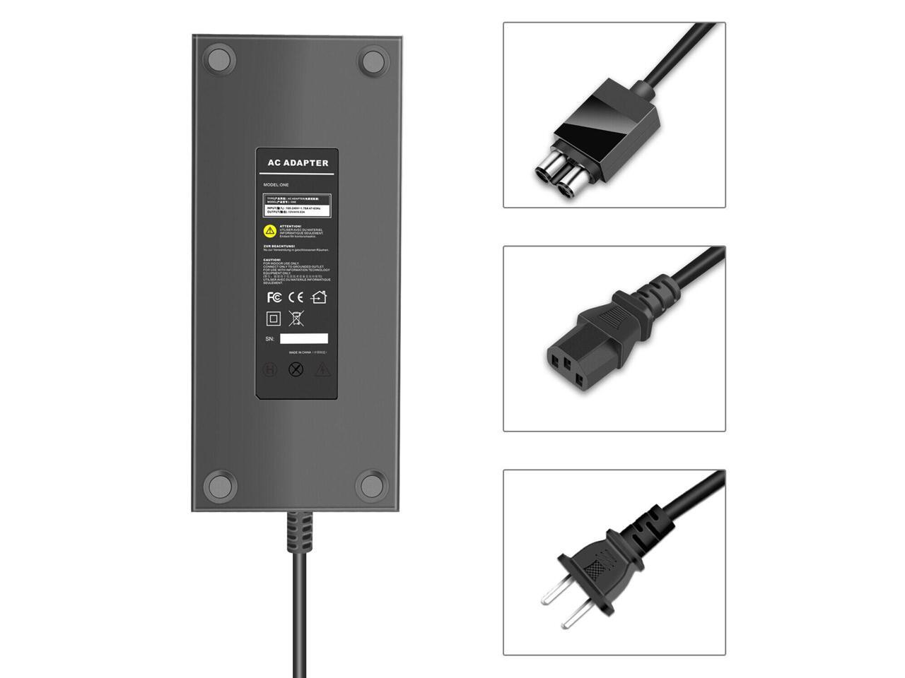 For Microsoft Xbox One Power Supply Brick With Power Cord Quiet AC