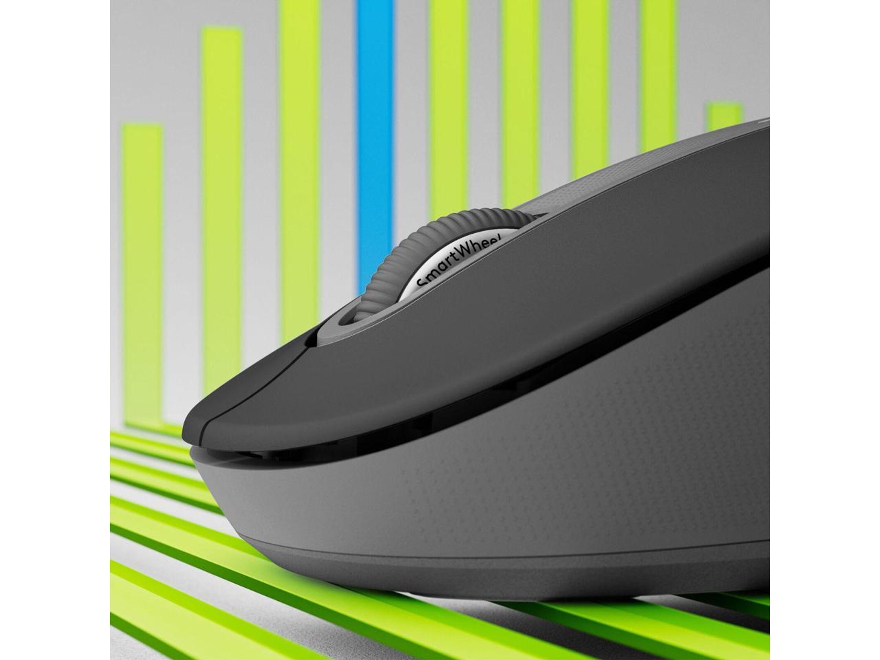 Logitech - Signature M650 L Full-size Wireless Scroll Mouse With Silent ...