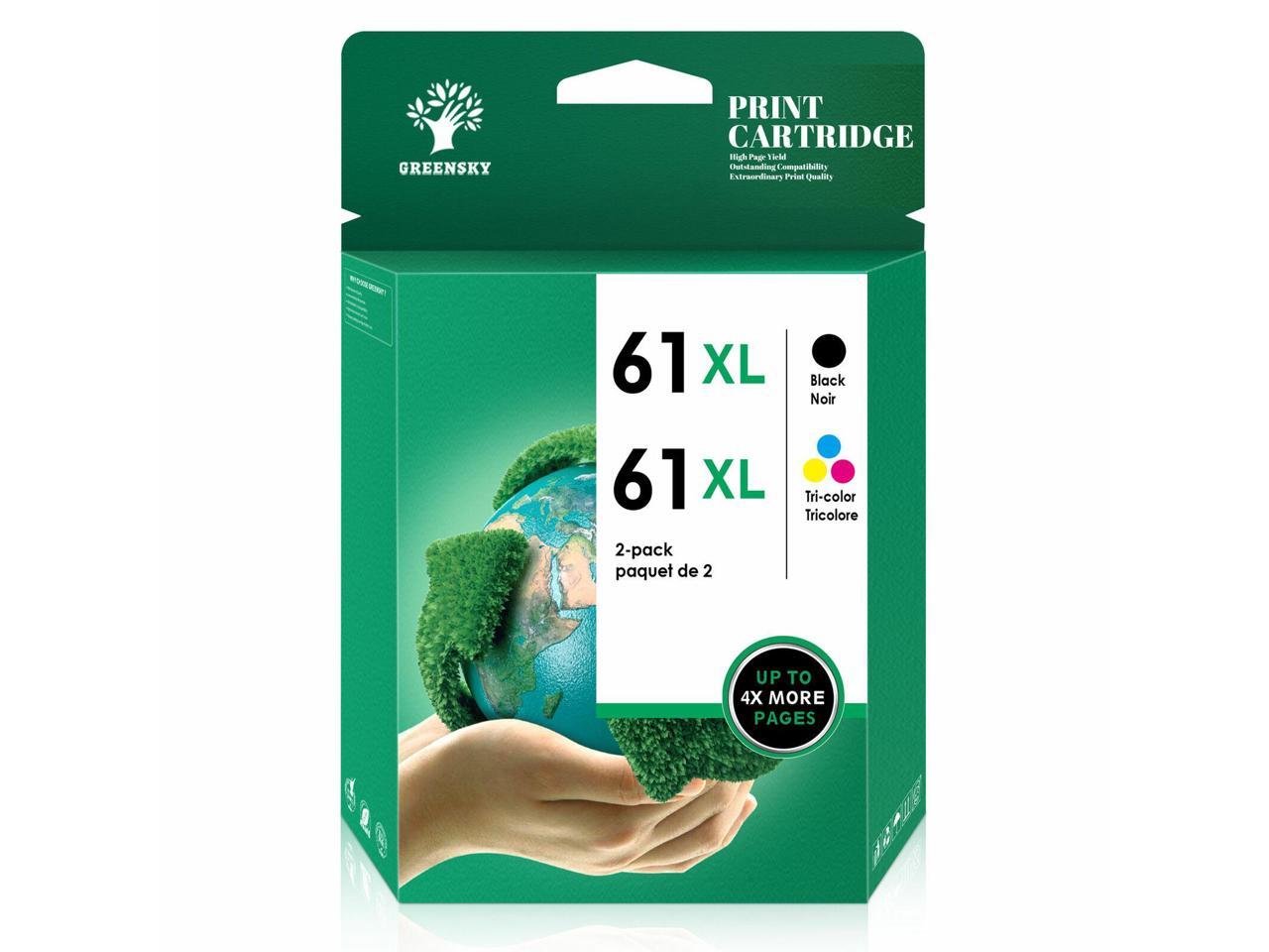 1x Color 61 XL Ink Cartridges for HP 61 