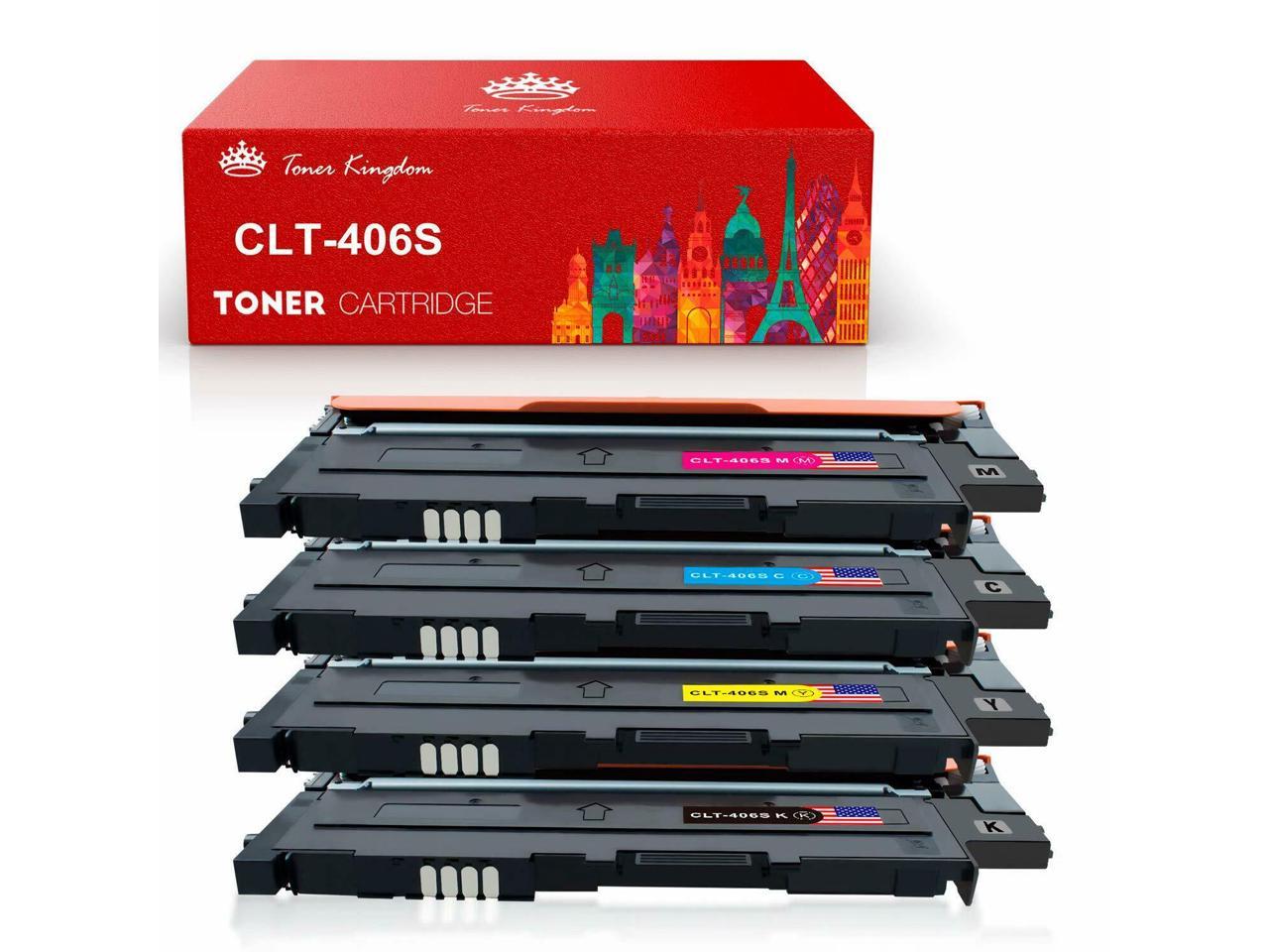 1x Ersatztoner/Chip Black kompatibel zu CLT-K406S für SAMSUNG CLX-3305FW