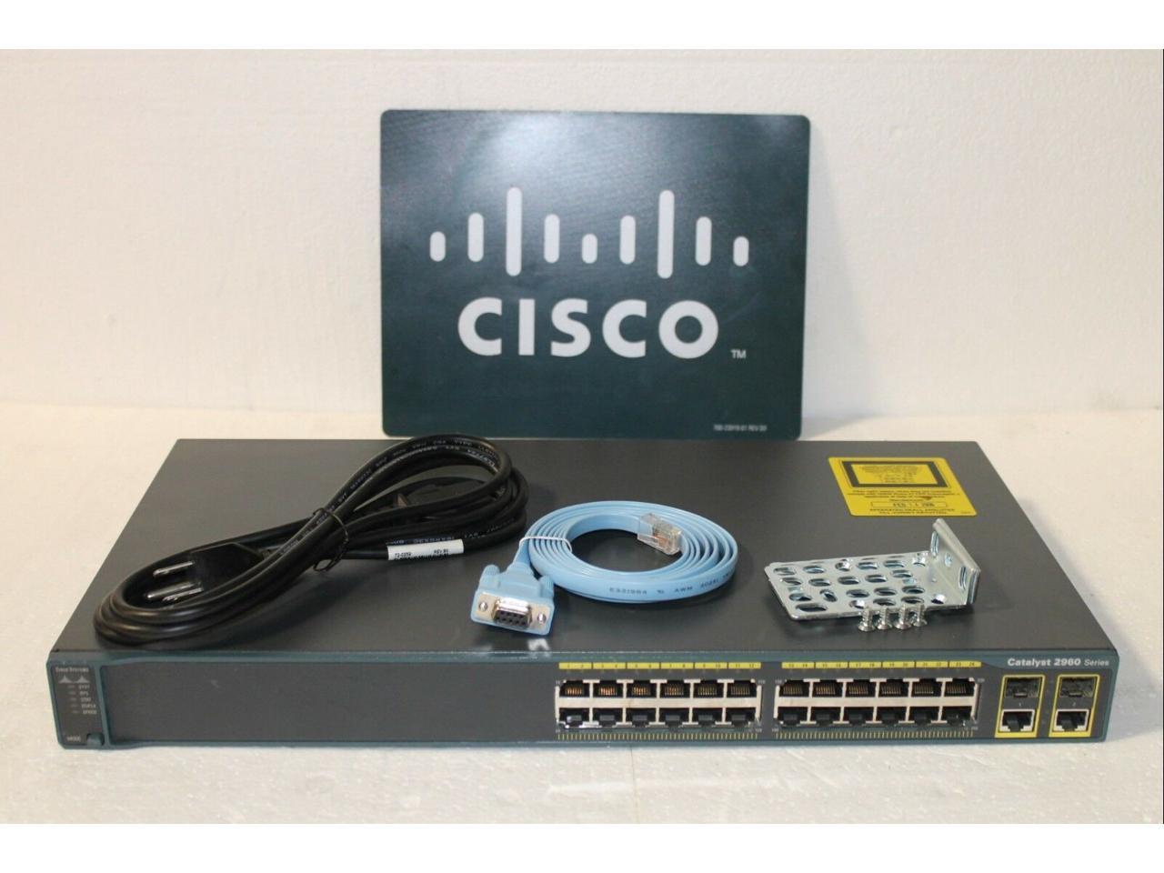 Refurbished Cisco Catalyst Ws C2960 24tc L 24 Ports Switch Ios Newegg Com