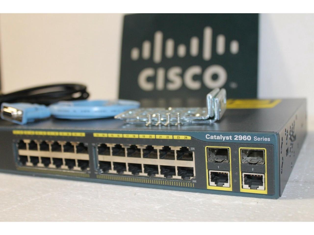 Refurbished Cisco Catalyst Ws C2960 24tc L 24 Ports Switch Ios Newegg Com