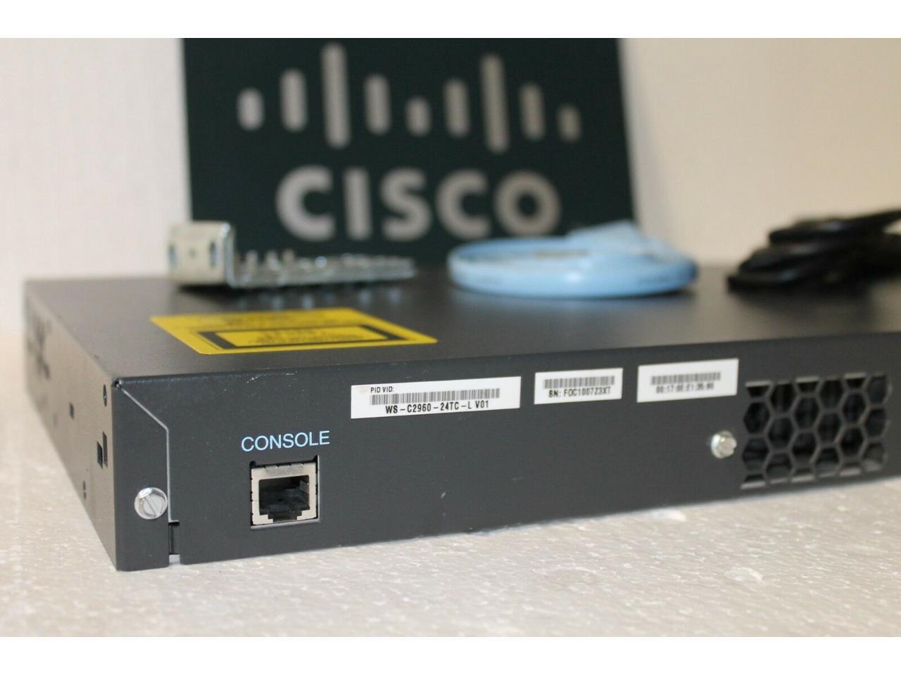 Refurbished Cisco Catalyst Ws C2960 24tc L 24 Ports Switch Ios Newegg Com