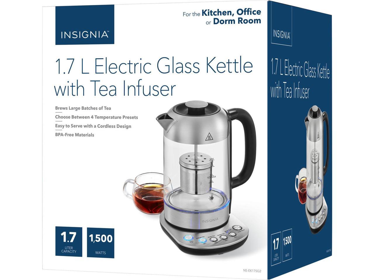 insignia electric kettle glass