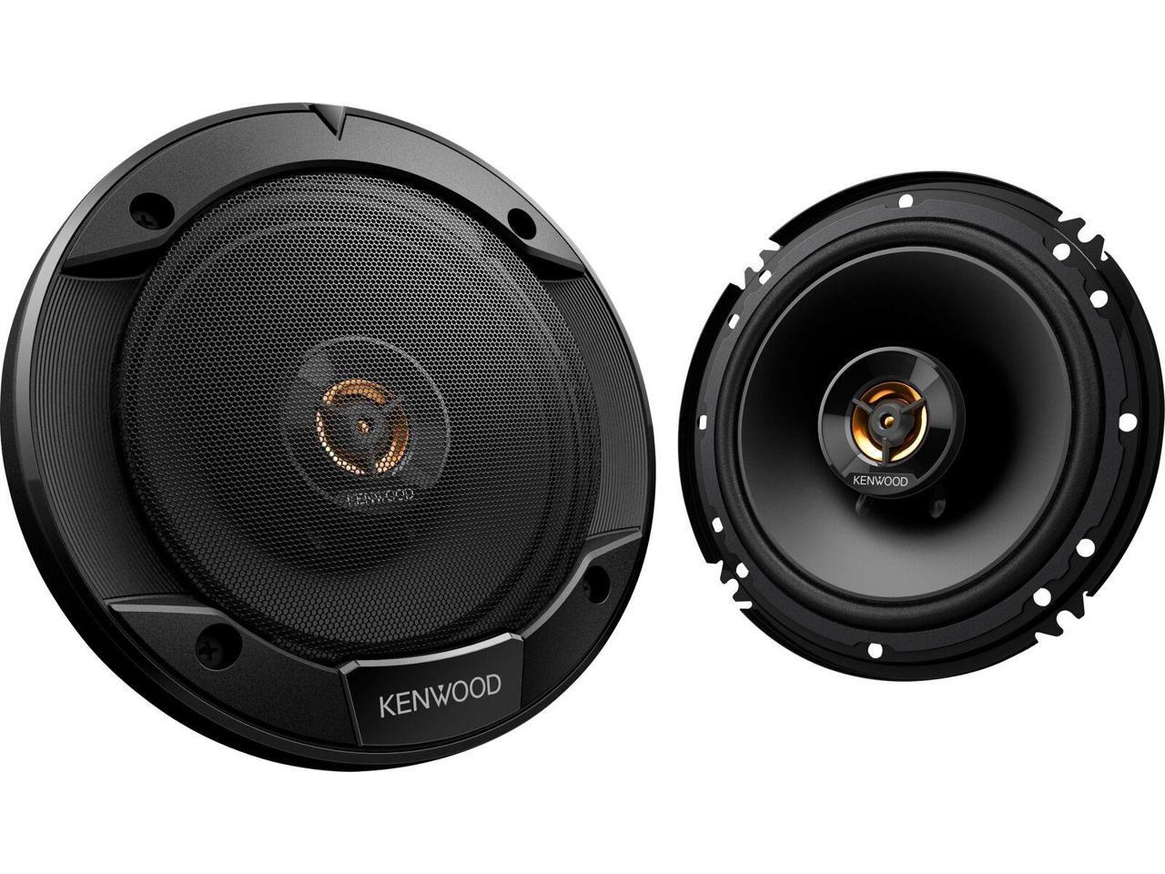 Road Series 6" x 8" 2-Way Car Speakers with Cloth Cones Pair Kenwood - Black 