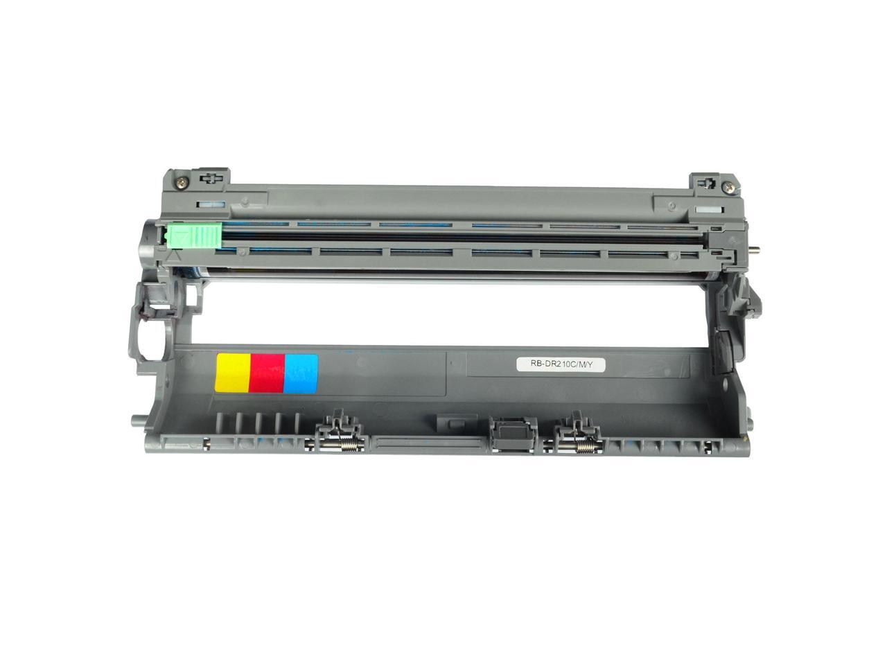 6 Pack TN210BK/C/Y/M DR210 Toner Black Color Drum For Brother HL3070CW TN210