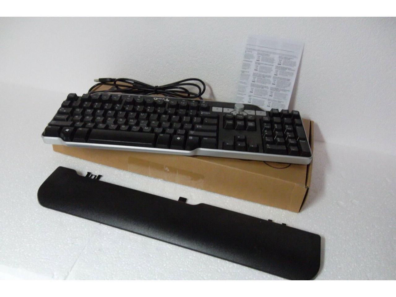 DELL SK-8135 USB Enhanced Multimedia 104-Key Keyboard w/Knob TH836 N6250 DJ425 
