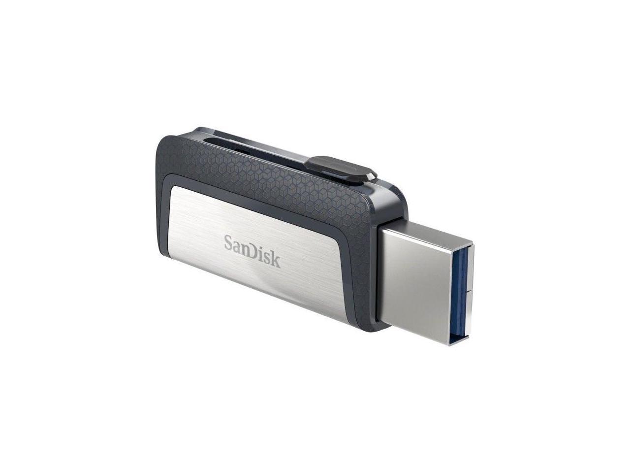 sdddc2-128g-a46 SanDisk 128GB Ultra Dual USB 3.1/USB Type C Flash Drive 