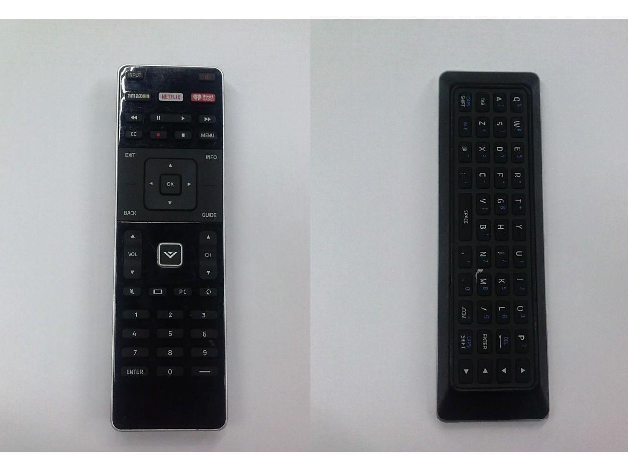 New XRV13D Qwerty Keyboard Remote Control For Vizio 3D Internet TV MGO Netflix 