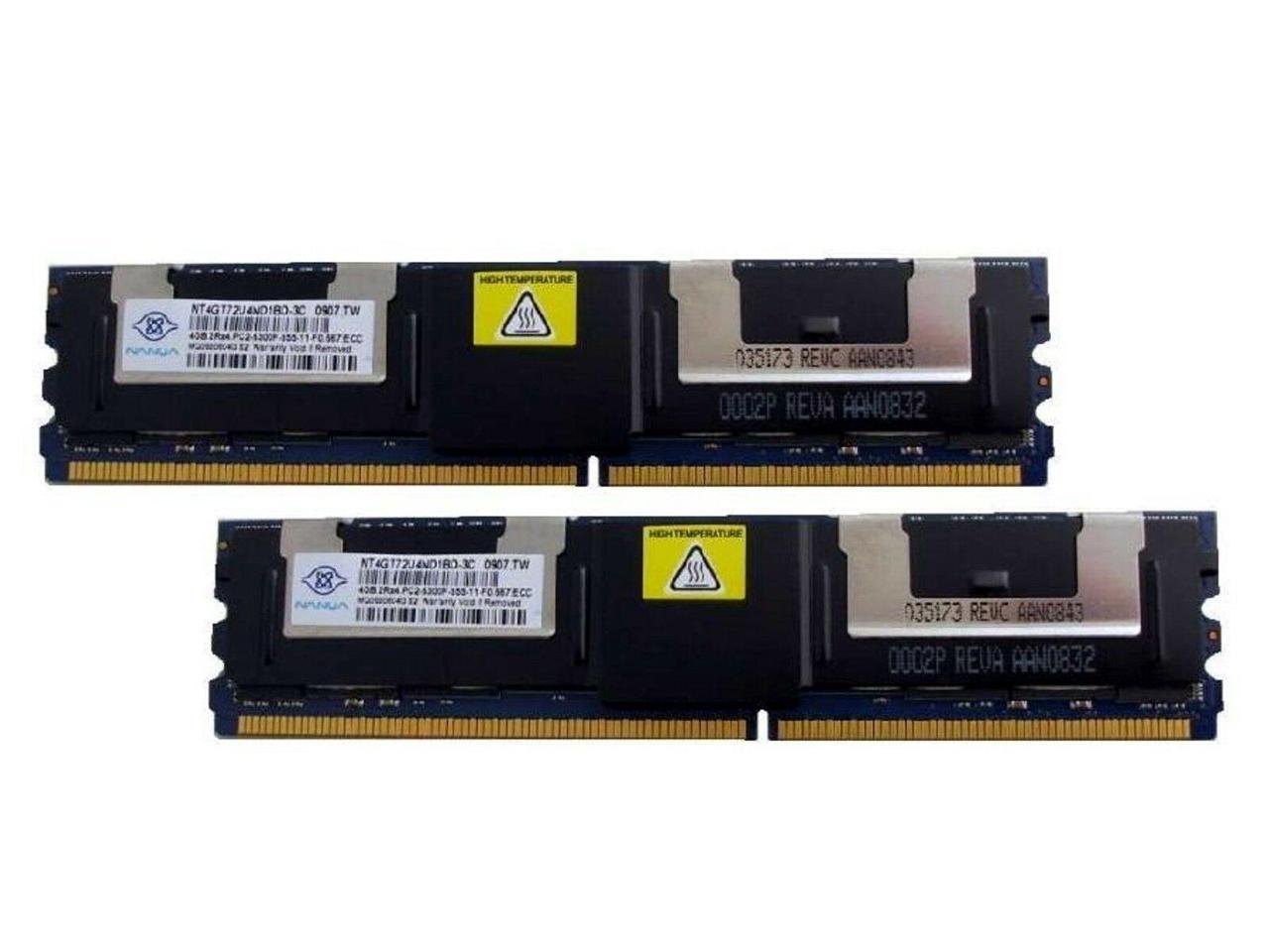 4GB 2X2GB DDR2 667MHz For Dell Precision Workstation 490 t5400 t7400 R5400 690 