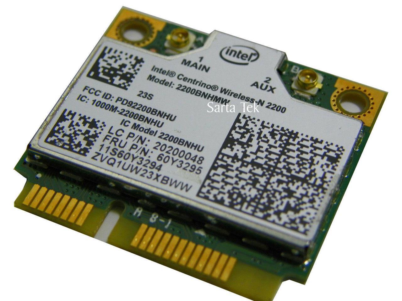 New Lenovo 20200048 60Y3295 Intel Centrino Wireless-N 2200 bgn PCIe ...
