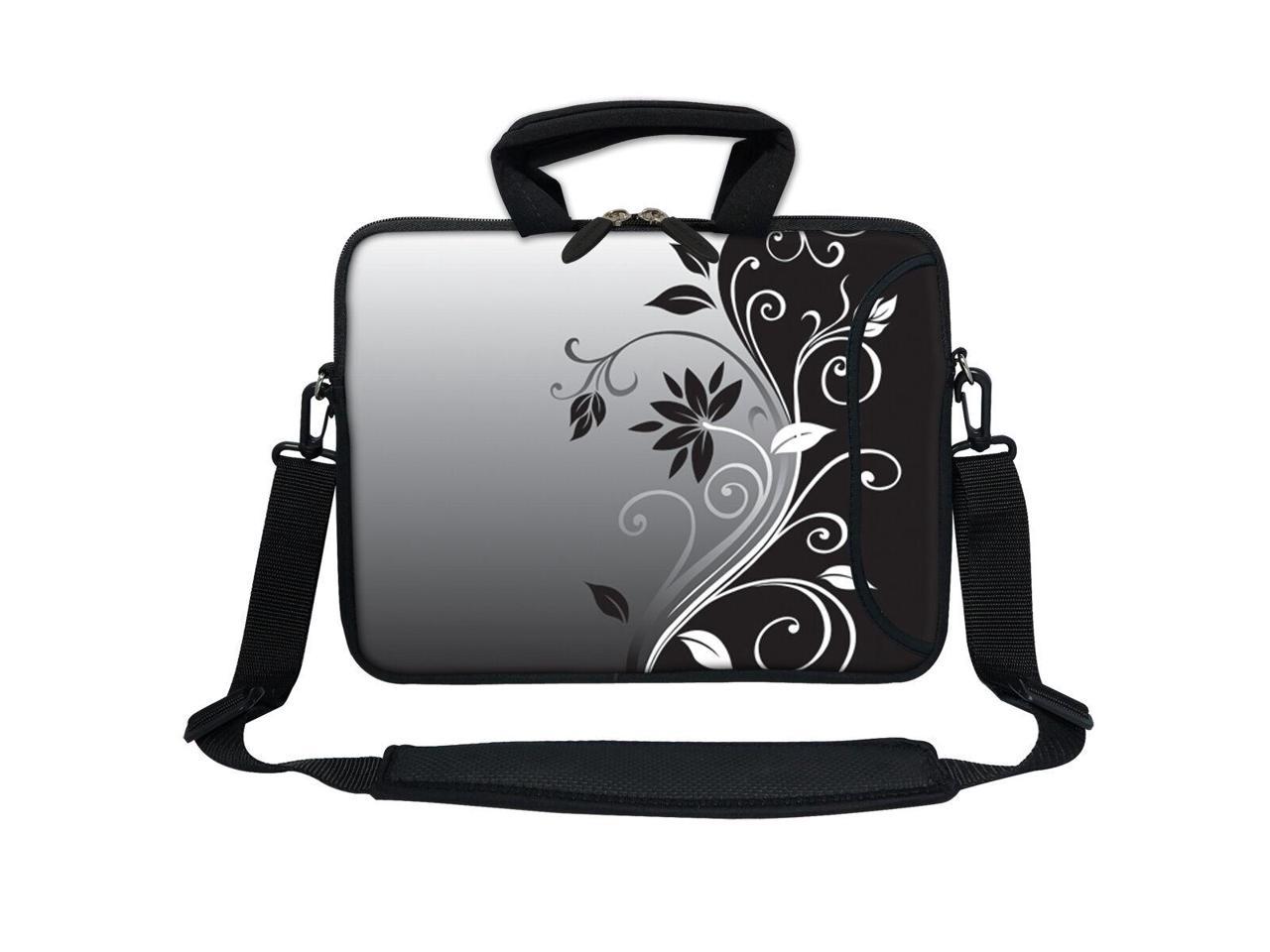 Neoprene Laptop Bag w Hidden Handle & Shoulder Strap Fit Chromebook 11.6" 2901 